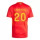 Camisolas Espanha Daniel Carvajal 20 Equipamento Principal Euro 2024