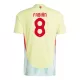 Camisolas Espanha Fabian Ruiz 8 Equipamento Alternativo Euro 2024