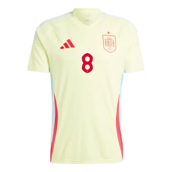 Camisolas Espanha Fabian Ruiz 8 Equipamento Alternativo Euro 2024