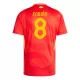 Camisolas Espanha Fabian Ruiz 8 Equipamento Principal Euro 2024