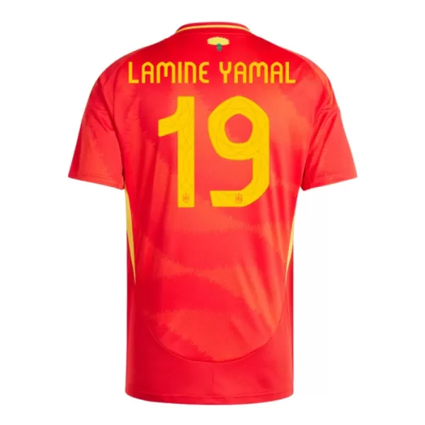 Camisolas Espanha Lamine Yamal 19 Equipamento Principal Euro 2024