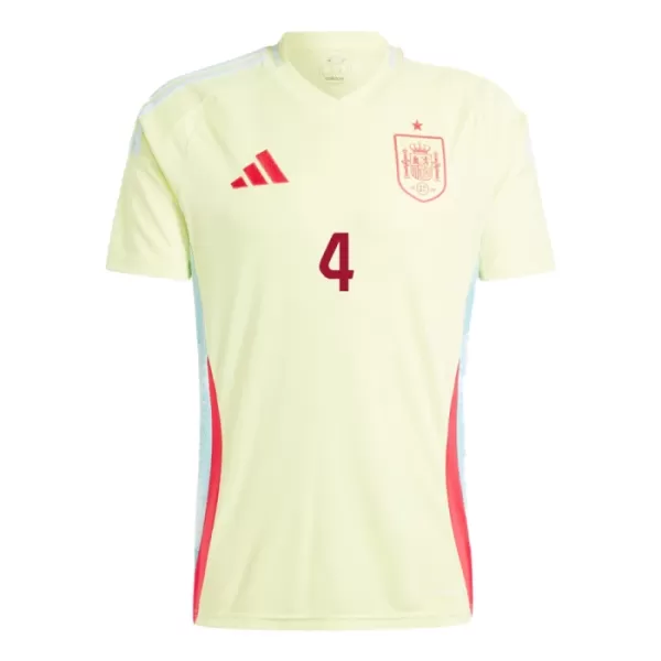 Camisolas Espanha Martin Zubimendi 4 Equipamento Alternativo Euro 2024