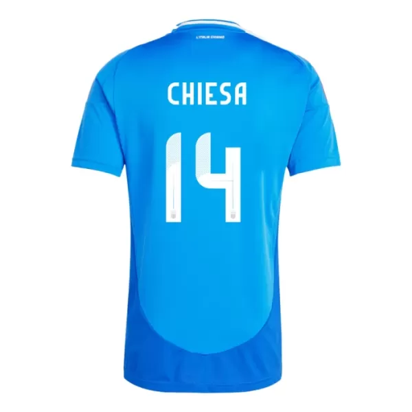 Camisolas Itália Federico Chiesa 14 Equipamento Principal Euro 2024