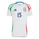 Camisolas Itália Giorgio Scalvini 15 Equipamento Alternativo Euro 2024