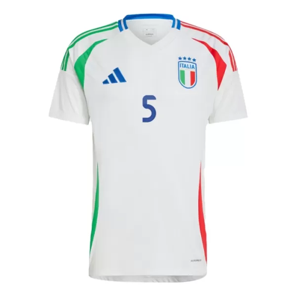 Camisolas Itália Manuel Locatelli 5 Equipamento Alternativo Euro 2024