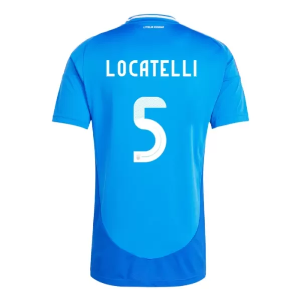 Camisolas Itália Manuel Locatelli 5 Equipamento Principal Euro 2024