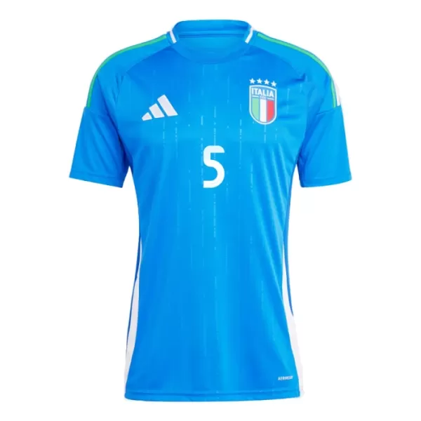 Camisolas Itália Manuel Locatelli 5 Equipamento Principal Euro 2024