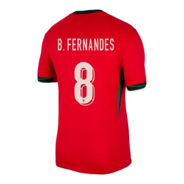 Camisolas Portugal Bruno Fernandes 8 Criança Equipamento Principal Euro 2024