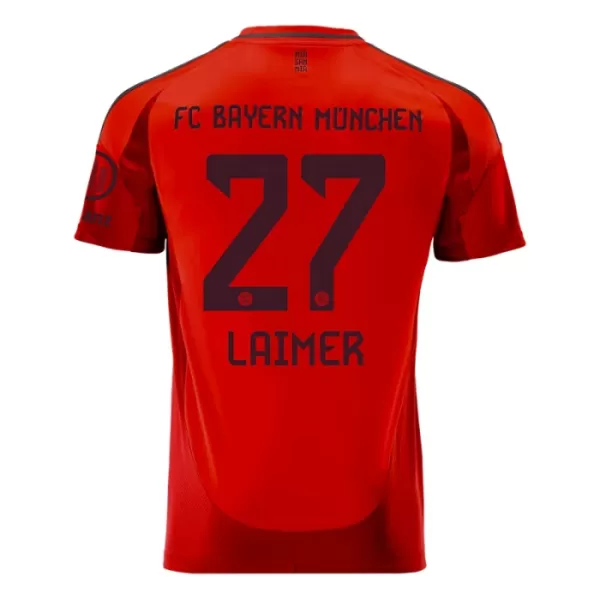 Camisolas FC Bayern de Munique Konrad Laimer 27 Equipamento Principal 24/25