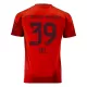 Camisolas FC Bayern de Munique Mathys Tel 39 Equipamento Principal 24/25