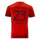 Camisolas FC Bayern de Munique Sacha Boey 23 Equipamento Principal 24/25