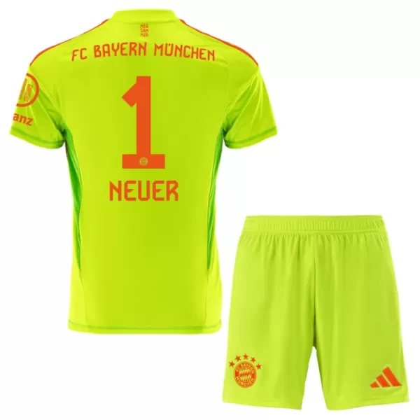 Camisolas Guarda Redes FC Bayern de Munique Manuel Neuer 1 Criança Equipamento Principal 24/25