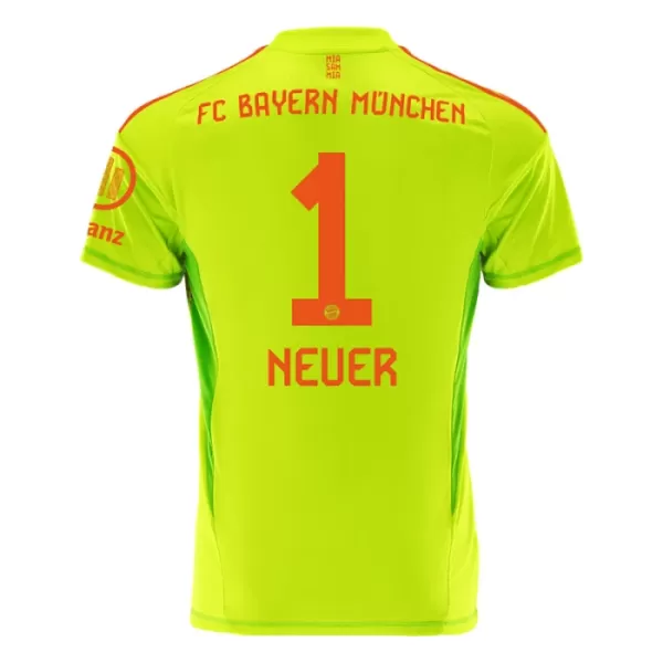 Camisolas Guarda Redes FC Bayern de Munique Manuel Neuer 1 Criança Equipamento Principal 24/25