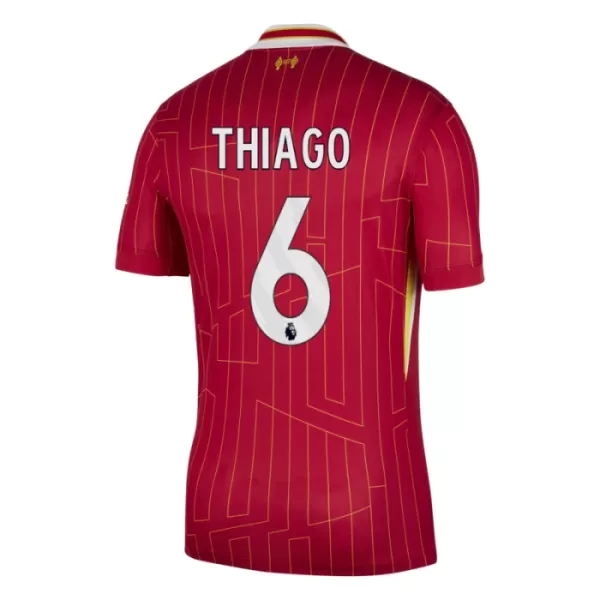 Camisolas Liverpool Thiago 6 Equipamento Principal 24/25