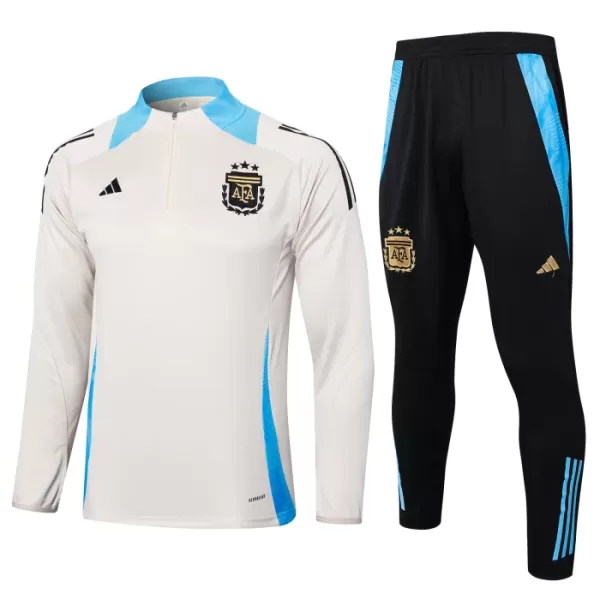 Argentina Conjunto de Moletom de Treino 24/25 Branco