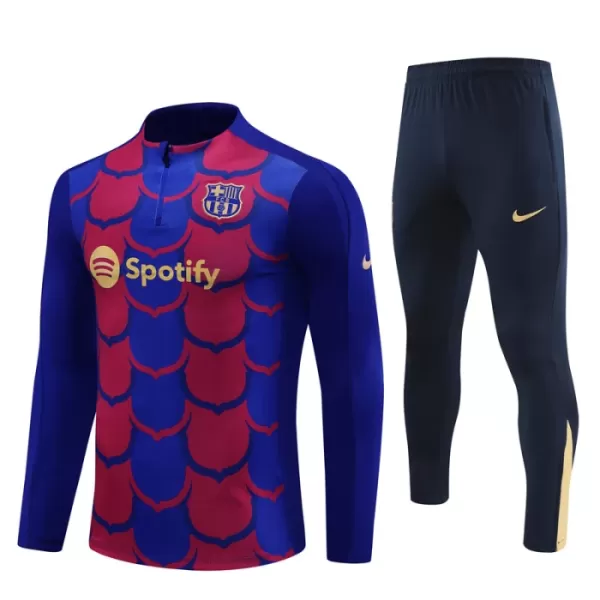 Barcelona Conjunto de Moletom de Treino Criança 24/25 Azul