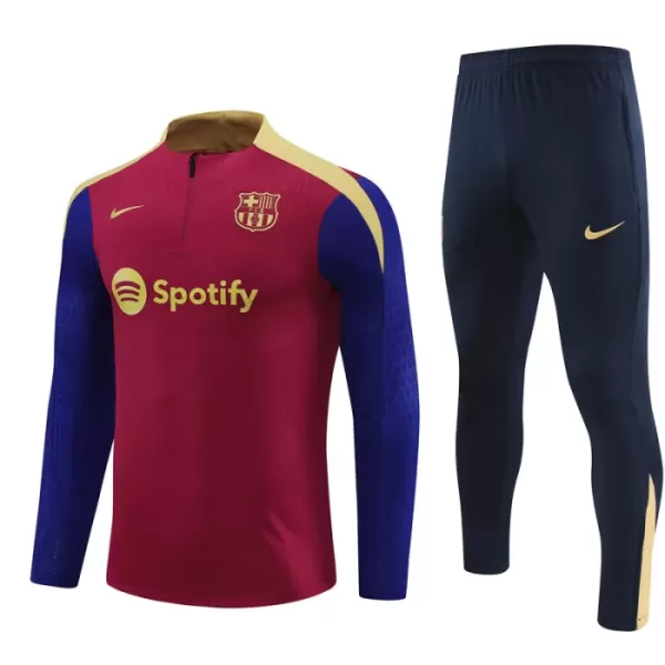 Barcelona Conjunto de Moletom de Treino Criança 24/25 Vermelho