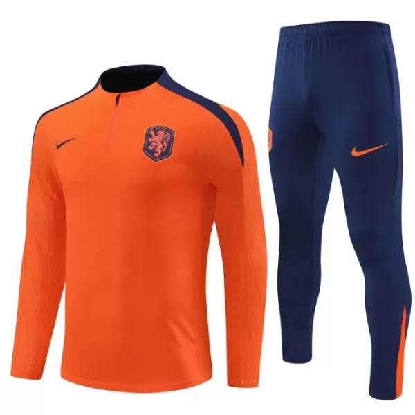 Holanda Conjunto de Moletom de Treino Criança 24/25 Laranja