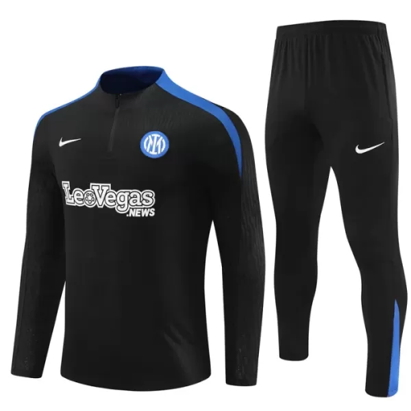 Inter Milan Conjunto de Moletom de Treino 24/25 Preto