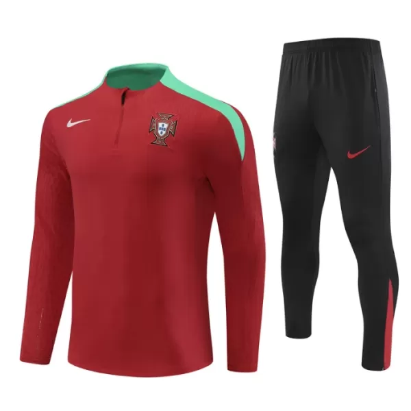 Portugal Conjunto de Moletom de Treino 24/25 Vermelho