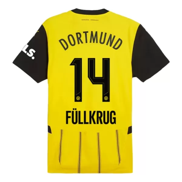 Camisolas Borussia Dortmund Fullkrug 14 Equipamento Principal 24/25