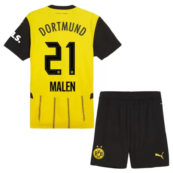 Camisolas Borussia Dortmund Malen 21 Criança Equipamento Principal 24/25