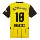 Camisolas Borussia Dortmund Moukoko 18 Equipamento Principal 24/25