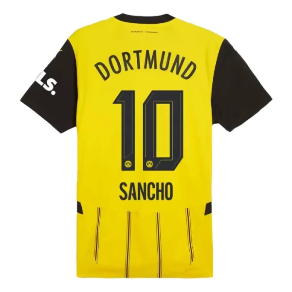 Camisolas Borussia Dortmund Sancho 10 Criança Equipamento Principal 24/25