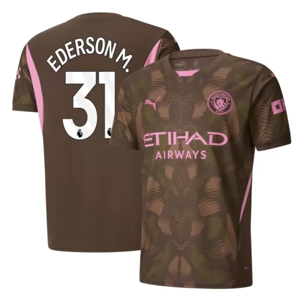 Camisolas Guarda Redes Manchester City Ederson Moraes 31 Equipamento Principal 24/25