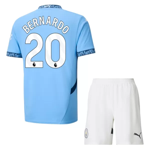 Camisolas Manchester City Bernardo Silva 20 Criança Equipamento Principal 24/25