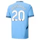 Camisolas Manchester City Bernardo Silva 20 Criança Equipamento Principal 24/25