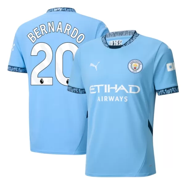 Camisolas Manchester City Bernardo Silva 20 Equipamento Principal 24/25