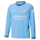 Camisolas Manchester City Champions 24 Equipamento Principal 24/25 Manga Comprida