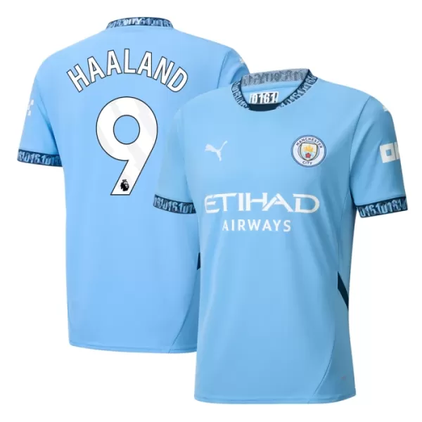 Camisolas Manchester City Erling Haaland 9 Equipamento Principal 24/25