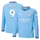 Camisolas Manchester City Erling Haaland 9 Equipamento Principal 24/25 Manga Comprida