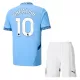 Camisolas Manchester City Jack Grealish 10 Criança Equipamento Principal 24/25