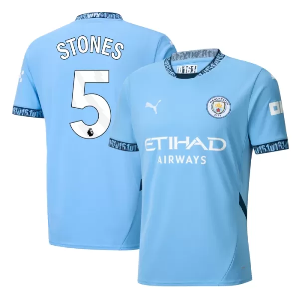 Camisolas Manchester City John Stones 5 Equipamento Principal 24/25