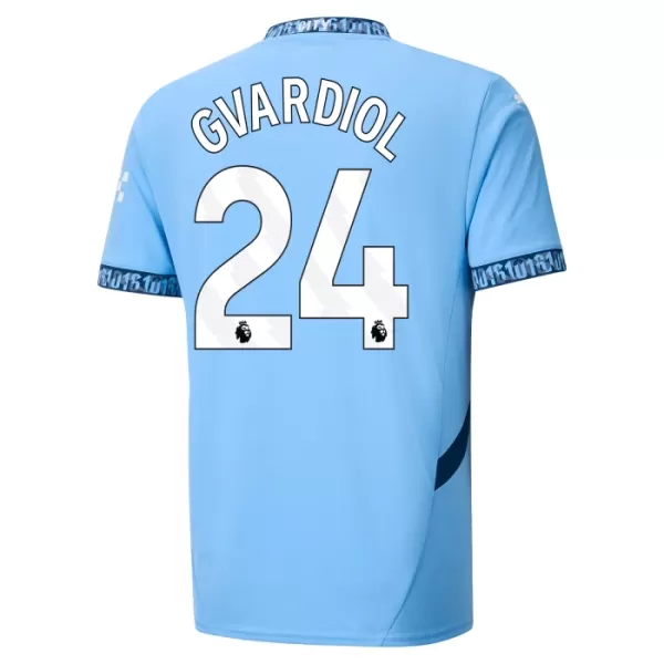 Camisolas Manchester City Josko Gvardiol 24 Criança Equipamento Principal 24/25