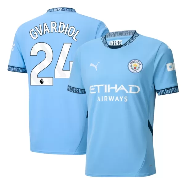 Camisolas Manchester City Josko Gvardiol 24 Equipamento Principal 24/25