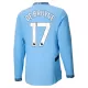 Camisolas Manchester City Kevin De Bruyne 17 Equipamento Principal 24/25 Manga Comprida