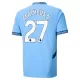 Camisolas Manchester City Matheus Nunes 27 Equipamento Principal 24/25