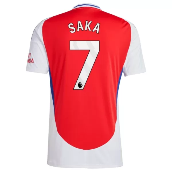 Camisolas Arsenal Bukayo Saka 7 Criança Equipamento Principal 24/25