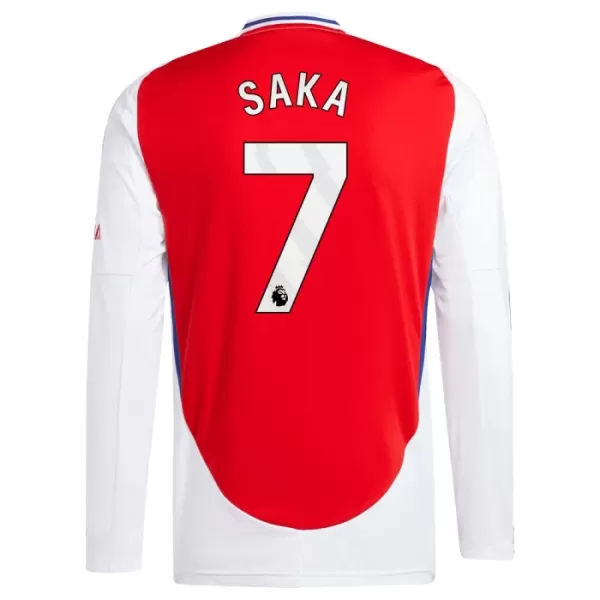 Camisolas Arsenal Bukayo Saka 7 Equipamento Principal 24/25 Manga Comprida