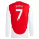 Camisolas Arsenal Bukayo Saka 7 Equipamento Principal 24/25 Manga Comprida