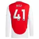 Camisolas Arsenal Declan Rice 41 Equipamento Principal 24/25 Manga Comprida