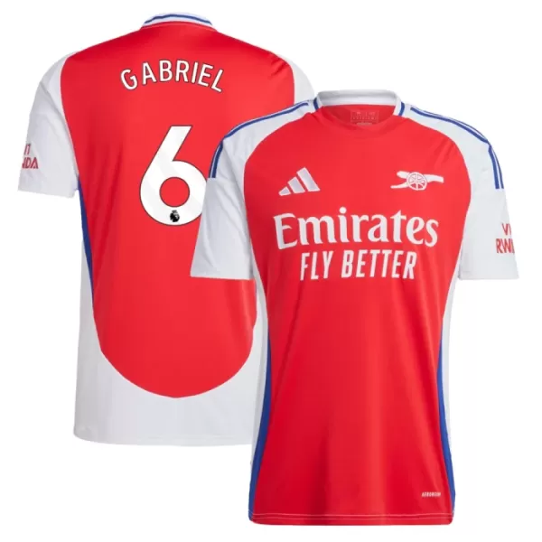 Camisolas Arsenal Gabriel 6 Equipamento Principal 24/25