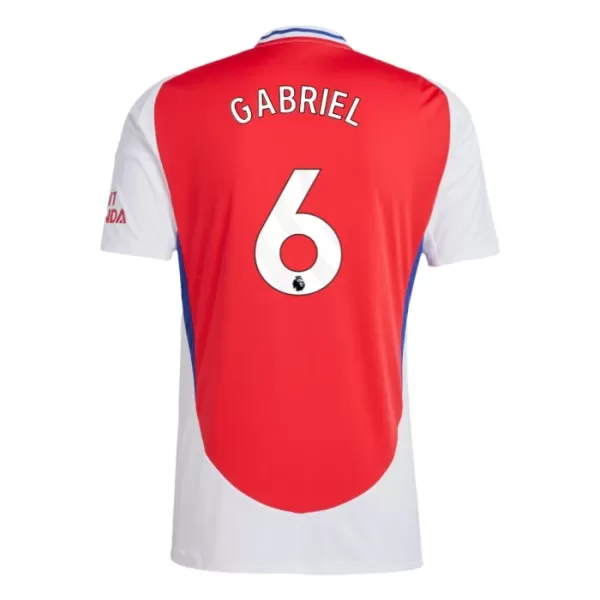 Camisolas Arsenal Gabriel 6 Equipamento Principal 24/25