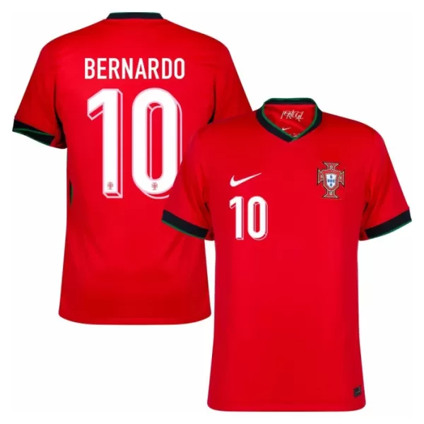 Camisolas Portugal Bernardo Silva 10 Equipamento Principal Euro 2024