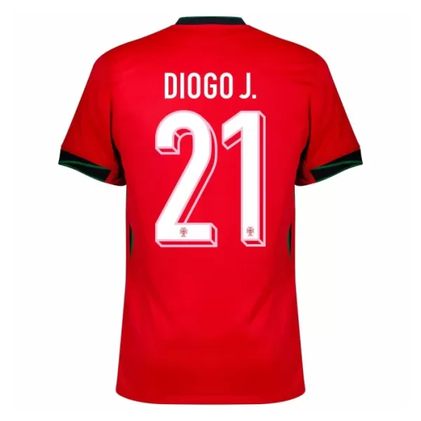 Camisolas Portugal Diogo Jota 21 Equipamento Principal Euro 2024