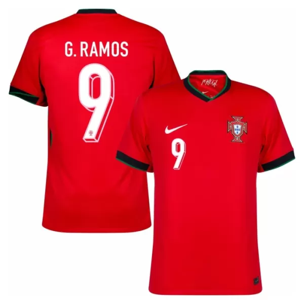 Camisolas Portugal G. Ramos 9 Equipamento Principal Euro 2024